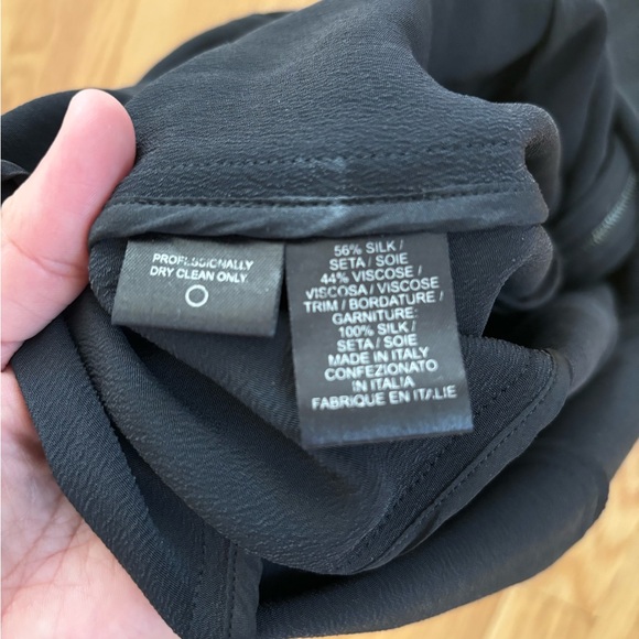 Narciso Rodriguez Black Silk Dress Made In italy Size 38 - Picture 8 of 8